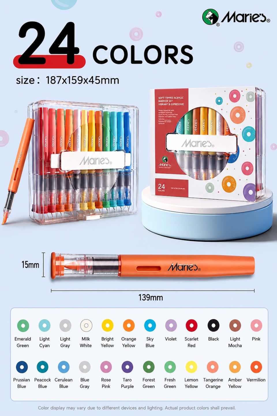 Color Chart Display
